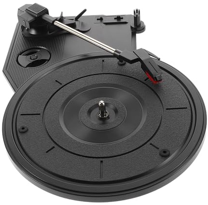 TOYZFRIENDY Vintage Gramophone Movement Turntable with Built In Speakers Quiet Retro Record Player Mechanism for Home Decor and Music Lovers Wear Resistant Stylus Record Needle