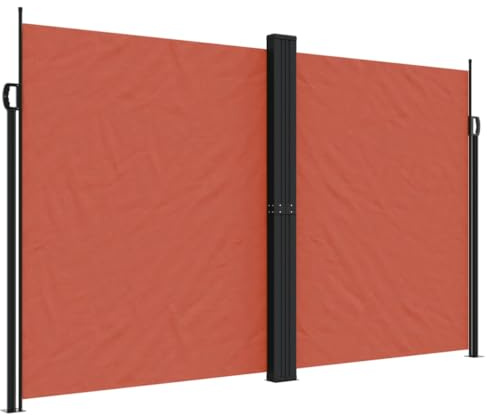 Genérico Tenda da Sole Laterale Retrattile Terracotta 200x600 cm,Arancione,17.4kg,4004663