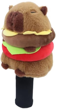 Housses de Club de Golf pour Hommes - Housse de Putter Doudou en Forme de Capybara | Protège-Driver de Golf Cartoon Antigriffes - pour Femmes Débutantes Pros Putter Driver Intérieur