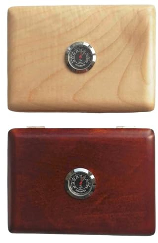 Oboenrohr-Etui Oboen-Rohretui aus Ahornholz, 12 Stück, mit Hygroneter-Rohrhalterung Für Geschäftsreisen(Wood Color)