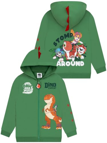 Paw Patrol Boys Hoodie, Marshall Boys Clothes, Dinosaur Zip Kids Hoodie