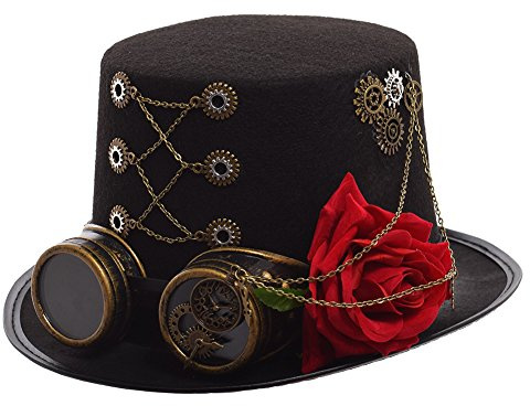 GRACEART Unisex Steampunk Hut Hut