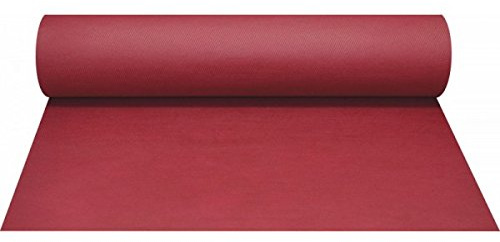 chiner Rollo Mantel Newtex Burdeos 1,20 x 50 m | Polipropileno 100%, 50 g/m2, Apto para uso alimentario, Uso desechable, Lavable