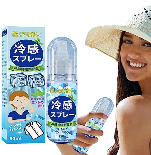 1/3 Cool Spray Pour L'été -Cool Care Soulagement Des Chaleur | Brume Rafraîchissante À La Menthe Poivrée Pour La Peau Des Vêtements, Vaporisateur Rafraîchissant RapiEt