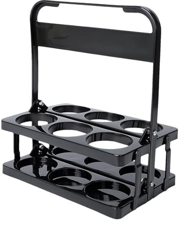 Lnhgh Panier de Transport Pliable avec Poignée - Porte-Bouteille pour Boissons, Sport, Bière - Idéal pour Bar, Pique-nique et Fête