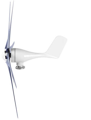 Windmill Generator Nylon Fiber Small Wind Generator Stable 21.7in for Charging Boat (24V)