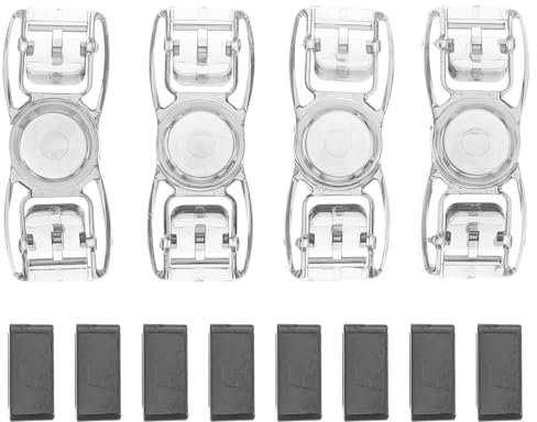 HONMEET 4 Stück Schwimmbrillen-knöpfe, Brillenband-knöpfe, Schwimmbrillen-schnallen, Schwimmbrillen-knöpfe, Schwimmbrillen-schnallen, Schwimmbrillen-kopfband-knöpfe