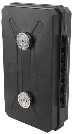 WALFRONT Scatola per Chiavi Magnetiche con Doppio Blocco di Sicurezza Magnetica per la Conservazione Dell'auto 19x12.5x4.7 Cm, Adatto per Chiavi di Sostituzione e Sicurezza di Viaggio