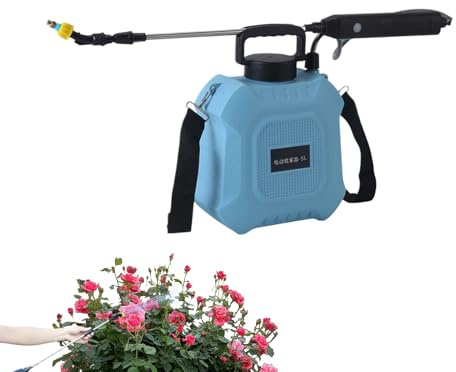 Pulverizador eléctrico de mochila | Pulverizador de agua portátil eléctrico tipo C | Equipo de alimentación al aire libre con 3 boquillas para limpieza del hogar, cuidado de árboles, pintura