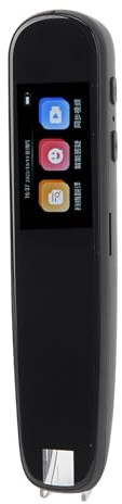 Fockety Pen Scanner, LCD Touchscreen Text to Speech Device for Dyslexia, Digital Highlighter Pen Reader, Exam Reading for Students Language Translator Device, Scan to Translate (Black)