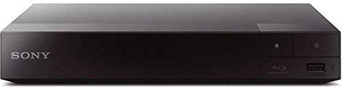SONY Wi-Fi Upgraded Multi Region Zone Free Blu Ray DVD Player - PAL/NTSC - Wi-Fi - 1 USB, 1 HDMI, 1 COAX, 1 ETHERNET Connections - 6 Feet HDMI Cable Included (Renewed)
