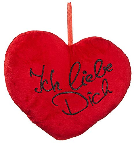 Cepewa Plüschherz Herzkissen Ich Liebe Dich 24 cm Herz