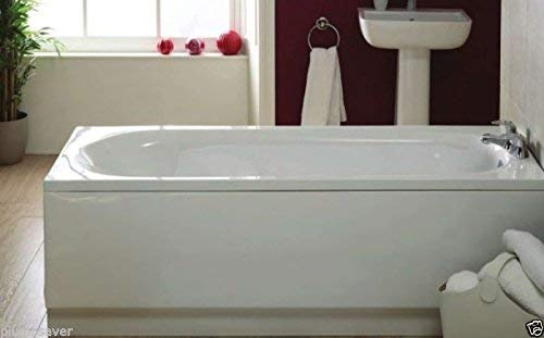 Bathroom Bath Side Front Panel 1700 mm White Gloss Easy Cut Length