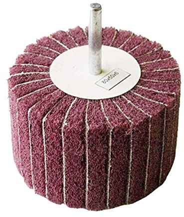 Craft-Equip Fächerschleifer Schleifmop verschiedene Durchmesser und Ausführungen (80x50x6mm Fächerschleifer Schleifmop Korn 120)