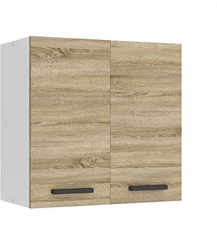 Belini Hängeschrank Küche SG2 60 cm, mit 2 Türen, Sonoma-Eiche | Küchenschränke, Oberschrank, Küchenhängeschränke, Wandschrank Hängend