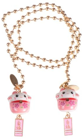 DECHOUS 3paare Niedliche Glückskatze Auto Deko Ornament Für Innenraum Rosa Keramik Glückskatze Für Und Stil Für Und Auto Deko