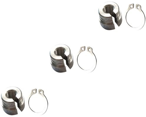 Angoily 6piezas Almohadillas De Cable De para Acelerador Compatible Accesorios De Coche Color Plata