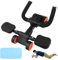 QWORK® Automatisches Rebound Bauchroller, Bauchrad mit Drei-Räder, Bauchtrainer mit Kniepolster, Bauchtrainer Gerät, für Zuhause und Fitnessstudios