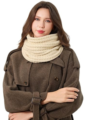 DonDon Schal Damen Winter Winterschal Strickschal Loop Schal Schlauchschal