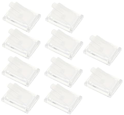 BESPORTBLE 10stücke Ringausstellungsständer Aus Acryl Transparente Ringdisplay-halter Stabile Standfläche Für Schmuckaufbewahrung Schreibtisch Vitrine Und Geschäft