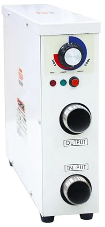 DECAKE 15kw Heat Pump Electric Water Heater, Heat Pump Swimming Pool Heater, Efficient Heating with Knob Control for Swimming Pool and Spa