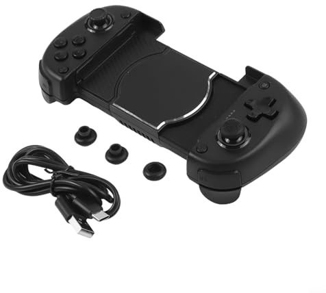 Manette de jeu extensible sans fil 5 0 compatible avec une variété d'appareils, y compris les consoles (noir)