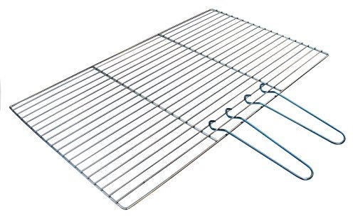 BBQ Cooking Grill Replacement Chrome Grate for Brick DIY Barbecue - 67cm x 40cm