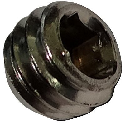 Aerzetix 20 bulloni viti senza testa M4x3 DIN913 in acciaio zincato Impronta Allen 2 mm C18855