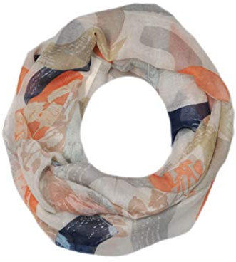 Euly Loop Schal Loopschal Rundschal Schlauchschal Tuch Tücher Damenschal Kreis (Orange)