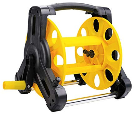 BBGS Hose Reels, Watering Storage Rack with Carry Handle, Easy Winding, Empty Cable Reel for Extension Cable or Garden Hose Storage (Size : 42x29x31cm)