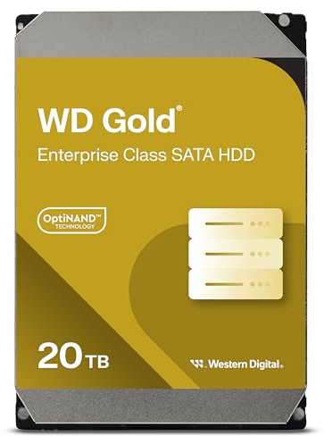 Western Digital WD Gold 3 5p SATA, 6 GB, 20 TB