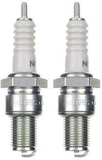 Zündkerzen Set B9ES 2 Stück – passend für Piaggio NRG/Hexagon/Quartz, Derbi Atlantis/Senda, BMW R 69 S, Cagiva Freccia