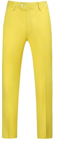 ofeirhz Wanderhose für Herren, Outdoor, Stretch, schmale Passform, Trainingshose, Kampfhose, Camouflage, legere Jogginghose, Khaki, Armyarbeitshose, Arbeitskleidung, Cargohose, Trainingshose, gelb, XL
