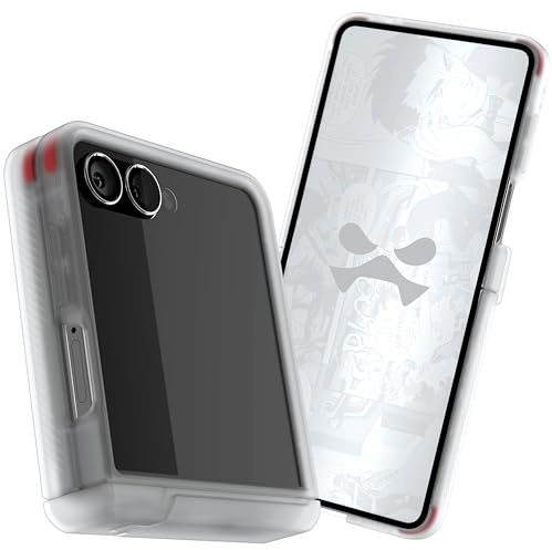 Ghostek Covert Clear Galaxy Z Flip 7 Case with Built-in Kickstand, MagSafe and Full Hinge Protection Designed for 2025 Samsung Galaxy Flip7 (6.9) (Clear)