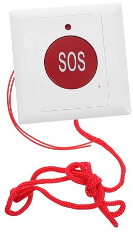 PartyKindom Emergency Call Button for Elderly Large Easy Use Panic Alarm Assistive Device Rapid Location System for Home Outdoor Travel Safety Seniors Patient Support