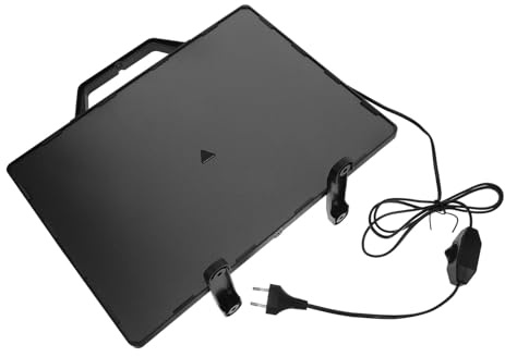 Didiseaon Chauffage pour Poulailler Portable avec Contrôle Intelligent de Température Plaque Chauffante Résistante à Eau pour Poussins Petits Animaux et Abris Animaux Hiver