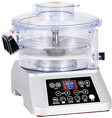 SHEUAO Máquina Peladora Eléctrica De UVA,85W Herramienta Automática para Pelar Tomates De Frutas Pequeñas,Diseño Desmontable Y Fácil Limpieza,para Cocinas Profesionales Silver