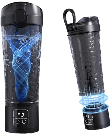 YANGUN Elektrische Protein-Shaker-Flasche, Protein-Shake-Flasche, elektrischer Protein-Shake-Mixer, wiederaufladbarer USB-C-Shaker-Flasche für Protein, hergestellt aus Tritan, BPA-frei, 700 ml
