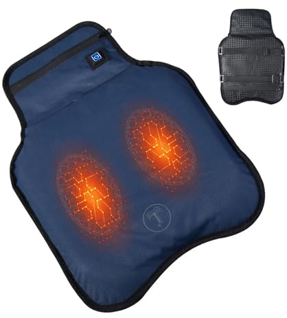 Scaldasedile elettrico per moto - riscaldante per guida universale, temperatura regolabile da 12 Volt, riscaldato resistente all'acqua, termico in fibra di carbonio Sedile