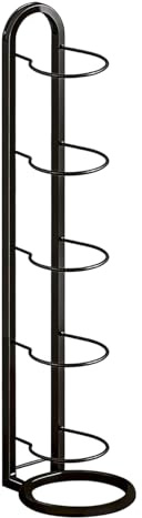 Basketball Rack | 5 Tier Sports Ball Holder – Organizer for Sports Balls, for Garage Gym Indoor Outdoor School Garden Yard Basketball Football Volleyball