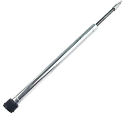 ReachMall Cartuccia a molla per forcella per bicicletta, olio in lega di alluminio da 29,5 mm per controllo manuale o cavo, argento 555 mm