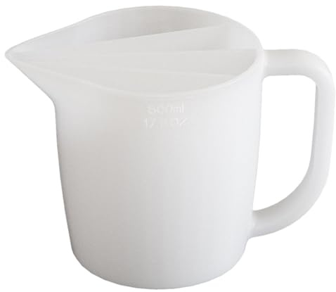 Vaso de mezcla de colores divididos, vasos de silicona para verter pintura de 500 ml, recipiente a juego de colores multicanal, herramienta reutilizable para mezclar arte de uñas | Taza de mezcla de