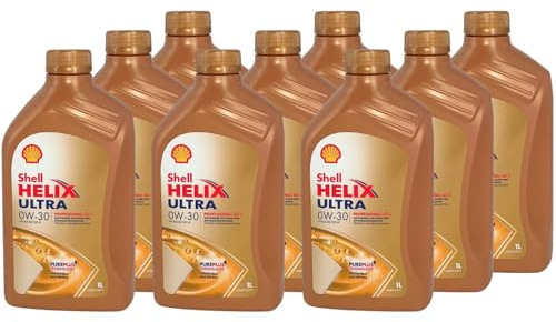 Shell Helix Ultra Professional AV-L 0W-30 Motoröl 9L Set (9x1 Liter) Motorenöl für PKW Benzin & Diesel