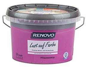 Trendfarbe Pflaumenmus 1 L Renovo Lust auf Farbe - Wandfarbe Deckenfarbe