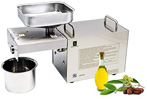 CGOLDENWALL 1500W Automatic Oil Press Machine Nuts Seeds Oil Presser Cold Hot Press All Stainless Steel High Oil Extractor CE (220V)