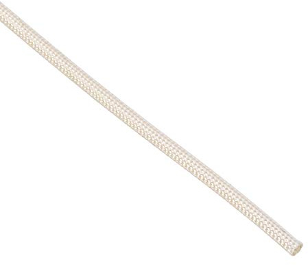sourcing map Insulation Braid Sleeving, 16.4Ft-2mm High TEMP Fiberglass Sleeve White