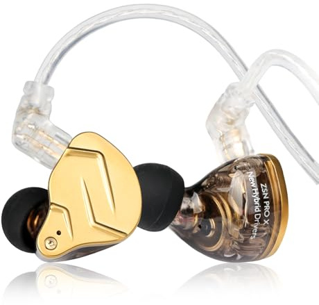 KZ ZSN Pro X Auricolari con 1BA e 1DD, KZ in Ear Monitor cuffie con 0,75 mm cavo 2 pin