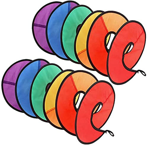 KARLOR 2 * 1.6m Buntes Windspiel Wind Spinner Zelt UV-beständig und Wetterfest, bunt, Windspiel für Camping Outdoor Garten und Zuhause