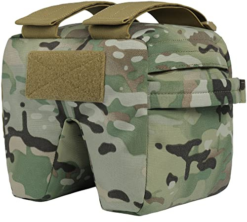 OneTigris Supporto per armi, cuscino anteriore imbottito, per caccia all'aperto, tiro e tiro, Camo, Non riempito