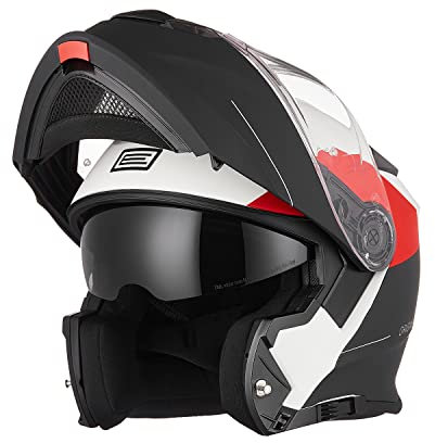 ORIGINE Casque Moto Modulable Intégral Rabattable Double Visière Homologué ECE